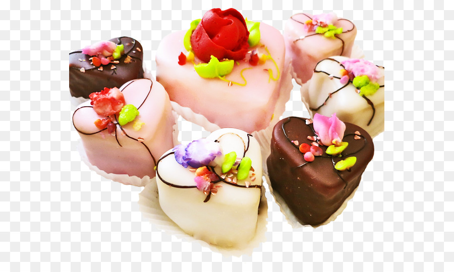 Gâteaux En Forme De Coeur，Chocolat PNG