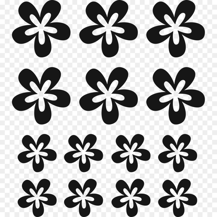 Fleurs Noires，Silhouette PNG