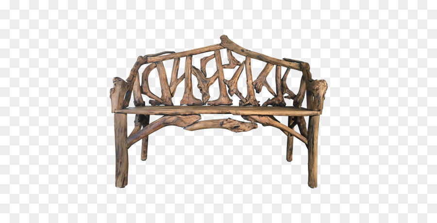 Banc En Bois，Rustique PNG