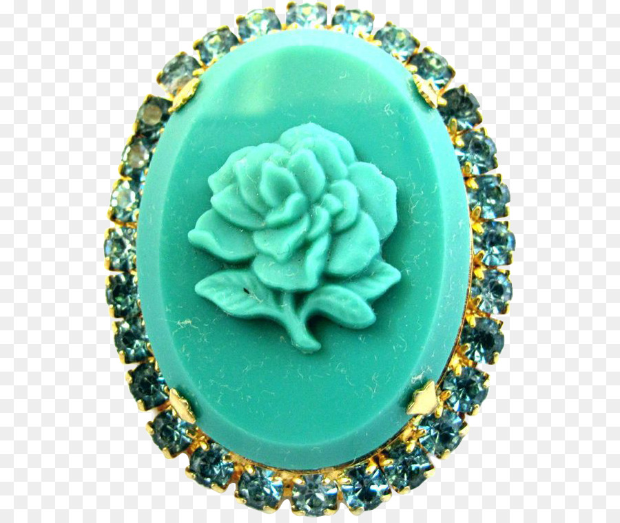 Broche Turquoise，Gemme PNG