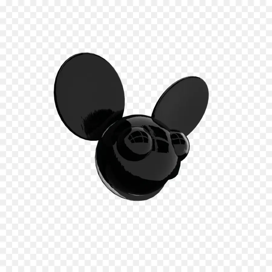 Tête De Souris Noire，Oreilles PNG