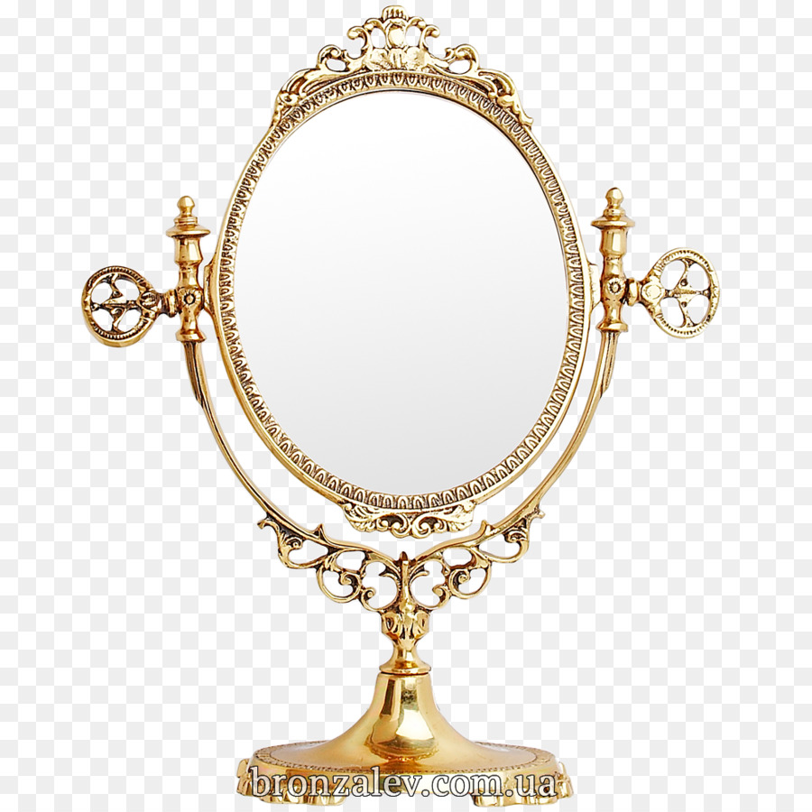 Cadre Miroir Doré，Décor PNG