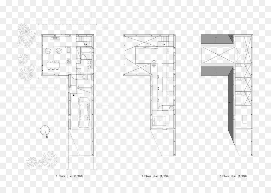 Plan D étage，L Architecture PNG