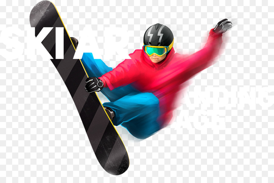 Snowboardeur，Sauter PNG