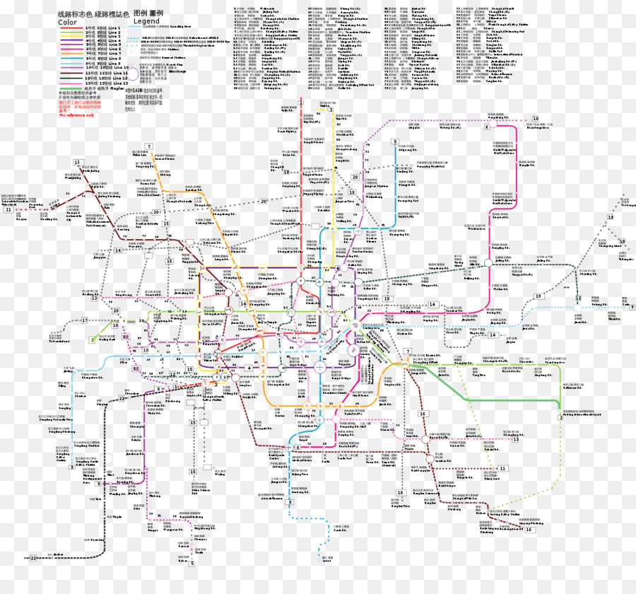 Carte Du Métro，Lignes PNG