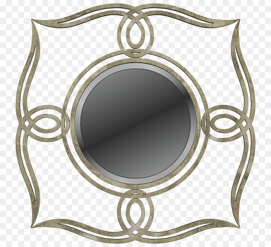 Miroir Rond，Décoratif PNG