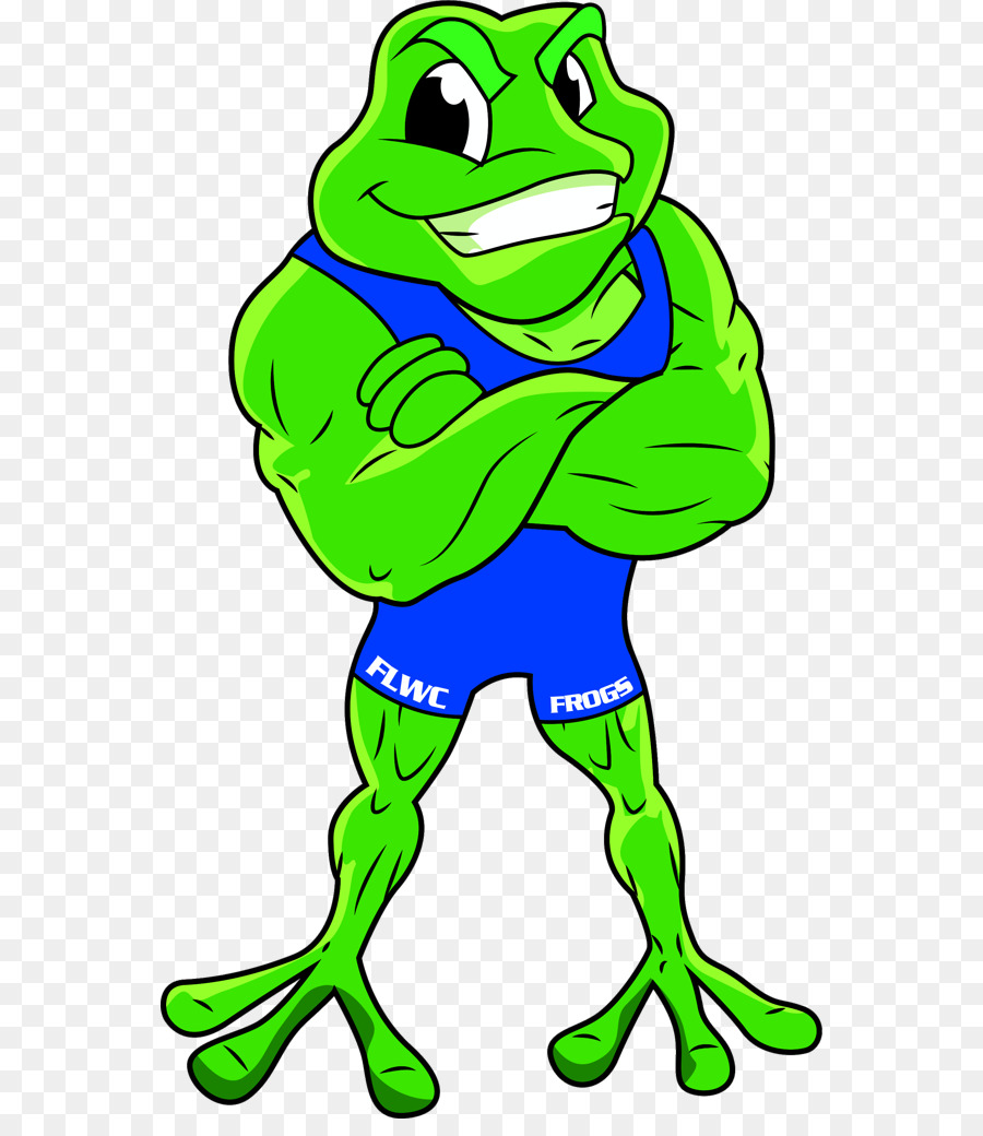 Grenouille Musclée，Dessin Animé PNG