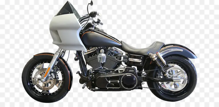 Harley Davidson Super Glide，Moto Carénages PNG