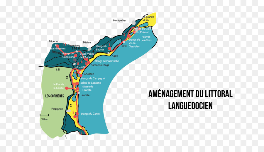 Languedocroussillon，Zone Littorale PNG