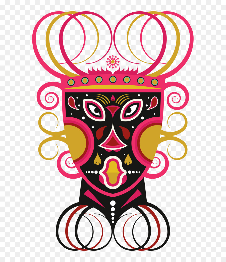 Traditionnels Masques Africains，Masque PNG