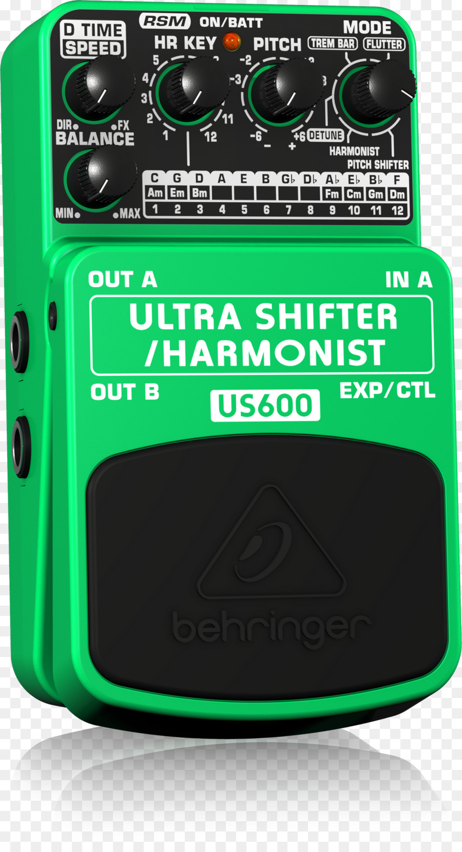 Behringer Ultra Shifter Harmonist Us600，Les Processeurs D Effets Pédales PNG