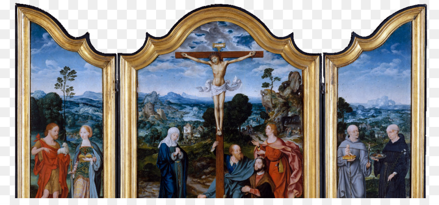 Crucifixion Avec Des Saints Et Un Donateur，Metropolitan Museum Of Art PNG