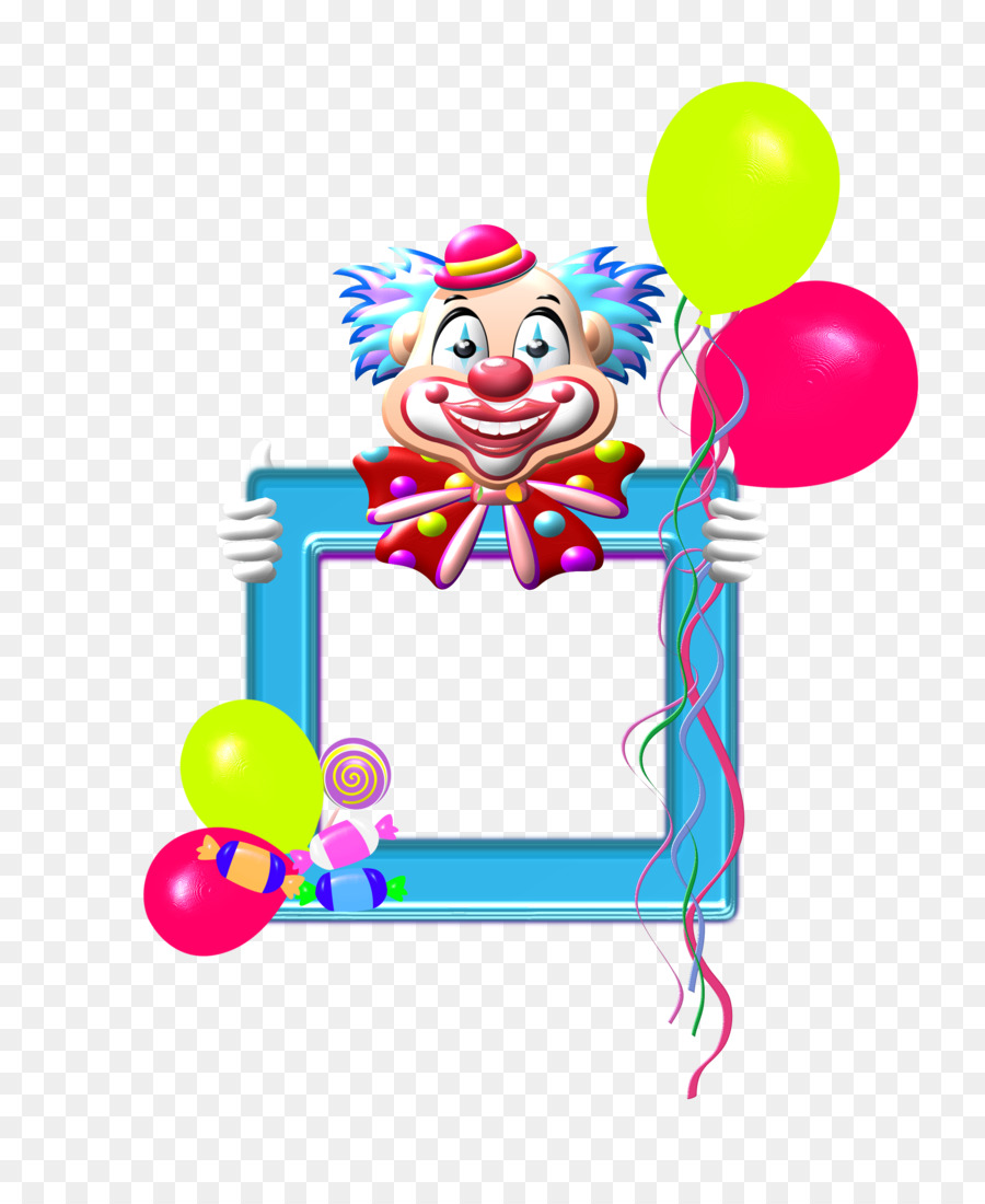 Clown Avec Des Ballons，Clown PNG