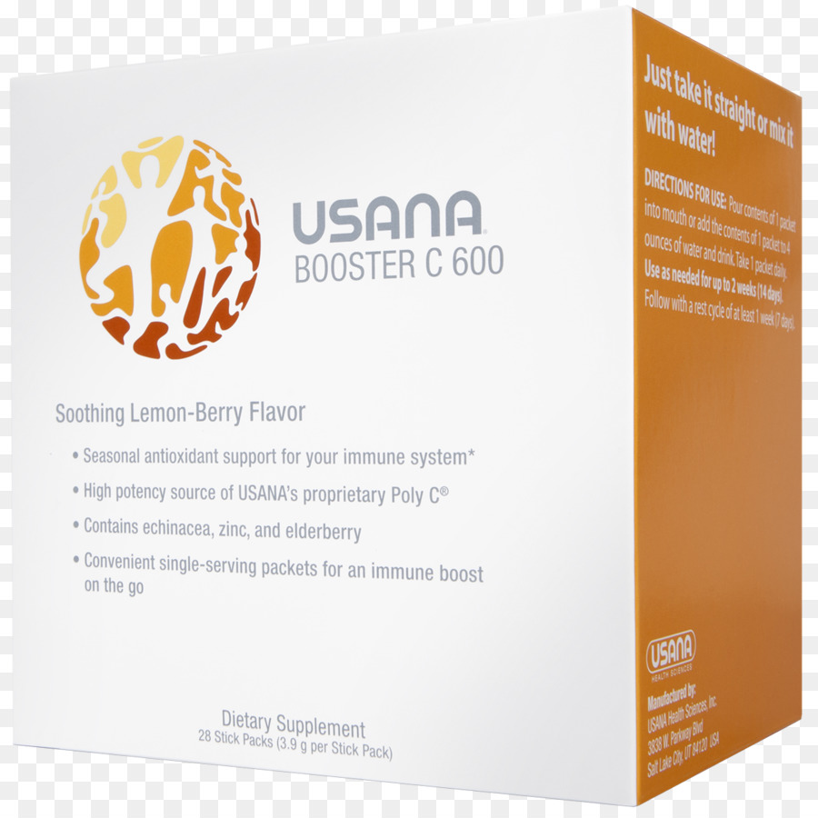 Usana Booster C 600，Boîte PNG