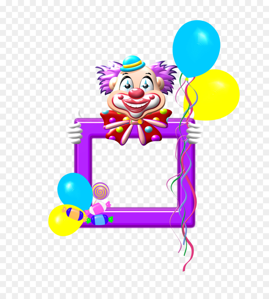 Clown Avec Des Ballons，Clown PNG