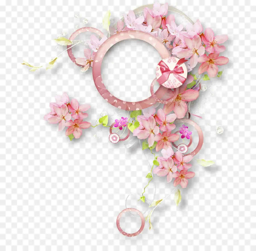 Cadre Floral，Fleurs PNG