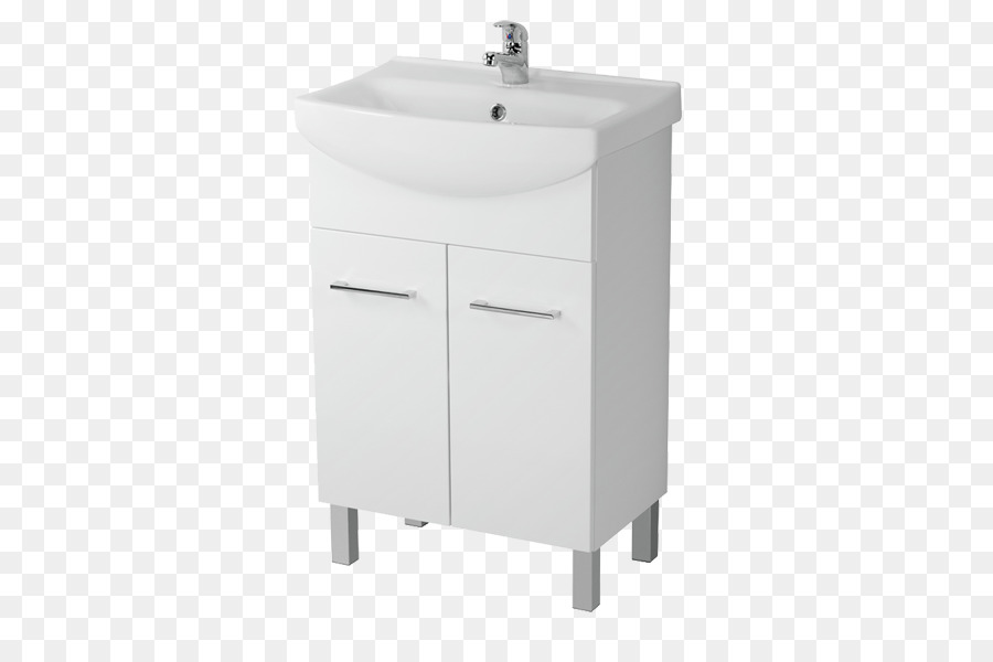 Meuble évier Blanc，Salle De Bain PNG