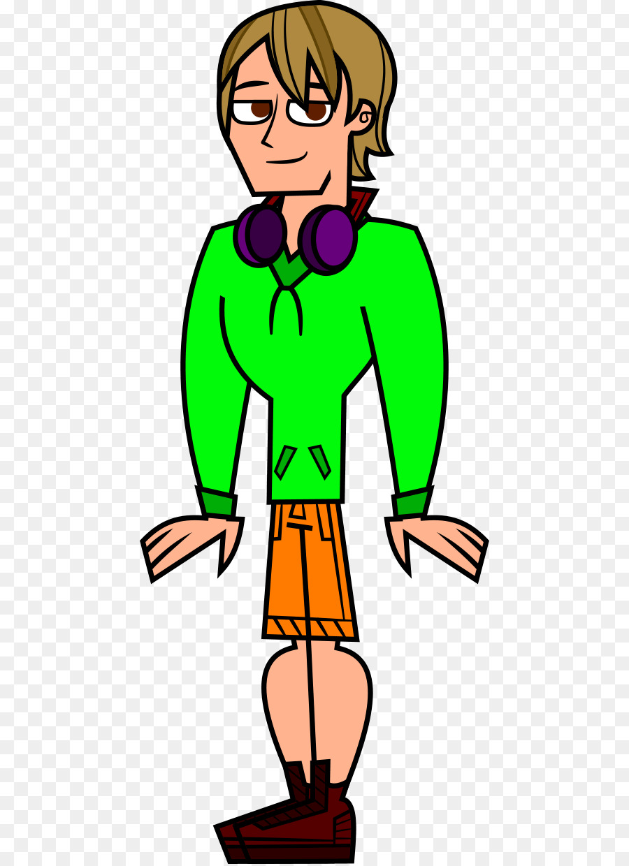 Personnage De Dessin Animé，Sweat à Capuche Vert PNG