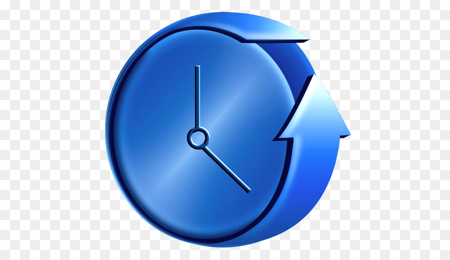 Horloge Bleue Avec Flèche，Temps PNG