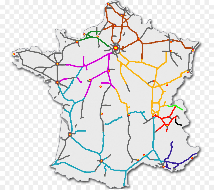 Les Autoroutes De France，France PNG