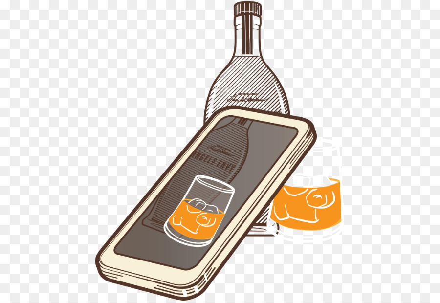 Liqueur，Bouteille En Verre PNG