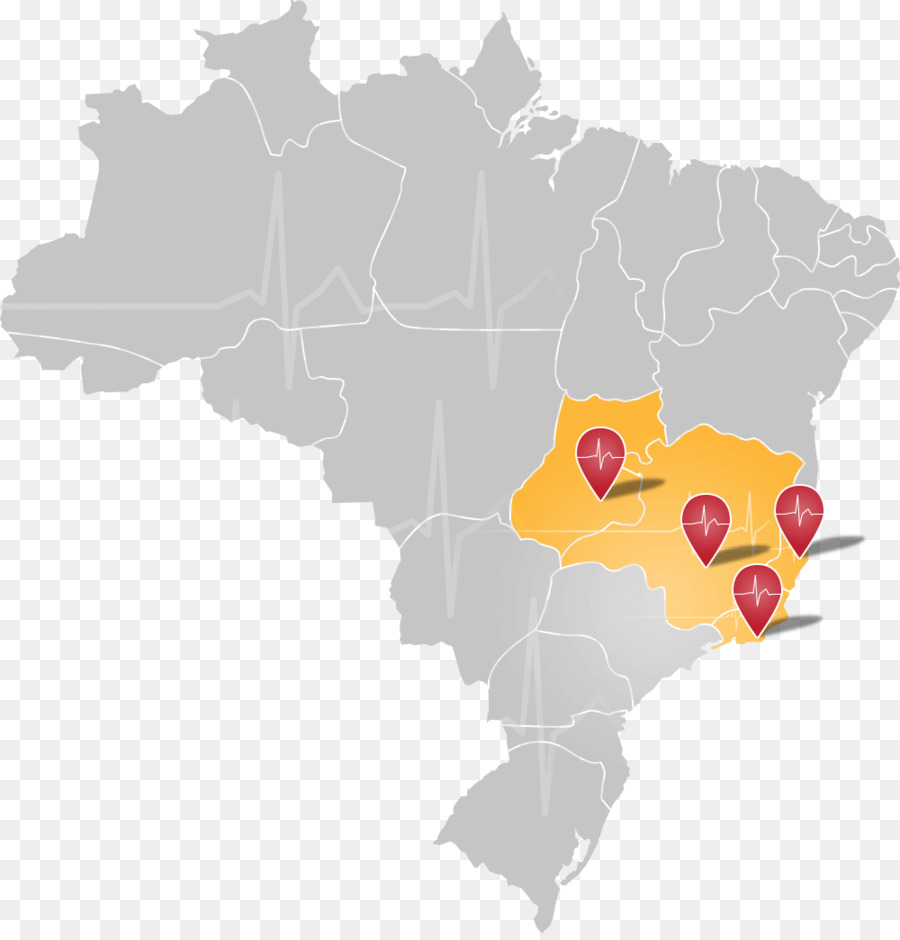Brésil，Carte PNG