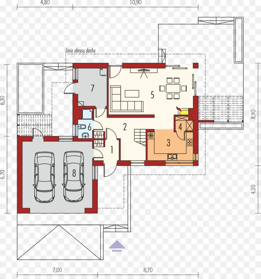 Plan D'étage De La Maison，Plan PNG