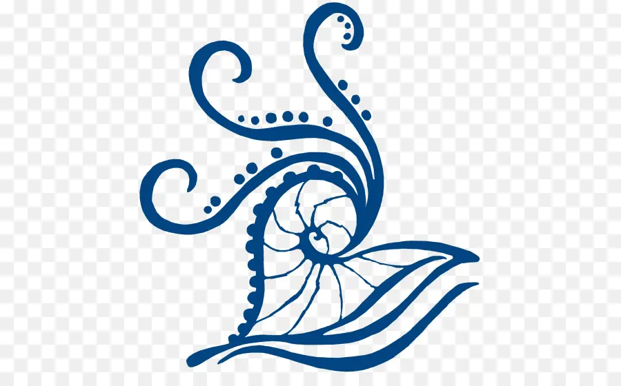 Nautilus Bleu，Tourbillons PNG