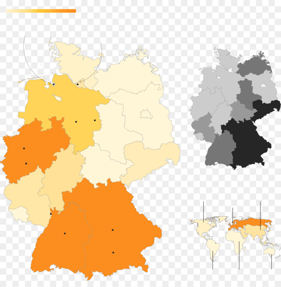 L Allemagne De L Ouest，Carte PNG