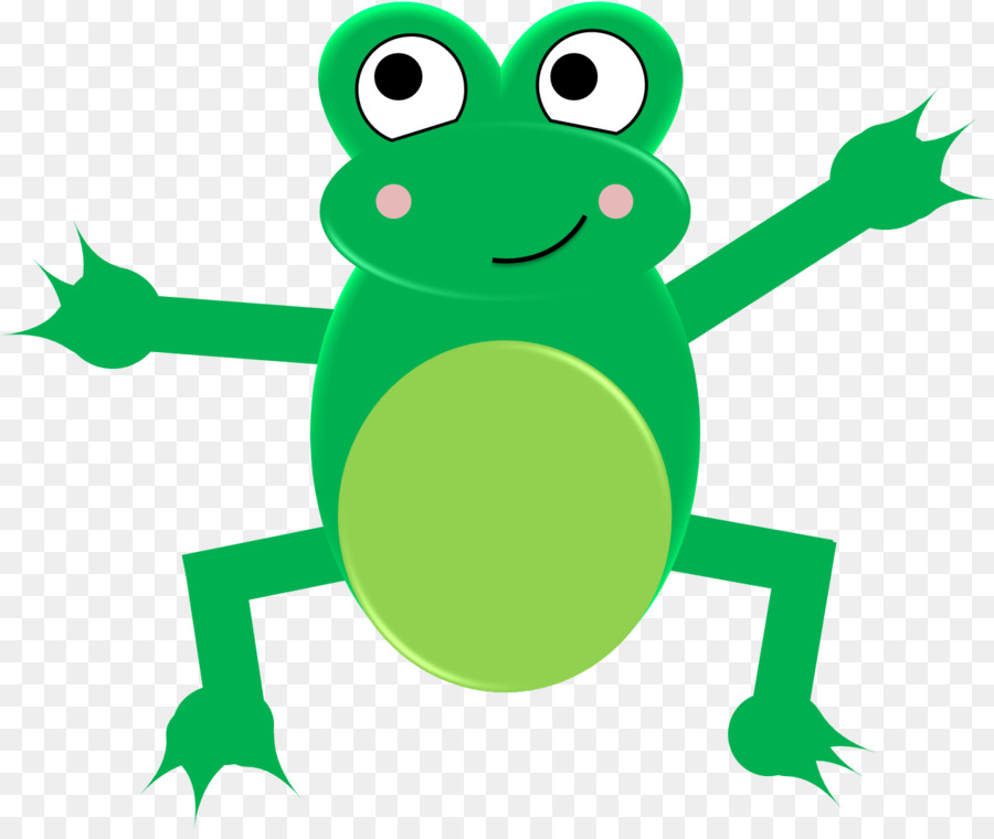 Grenouille Verte，Dessin Animé PNG