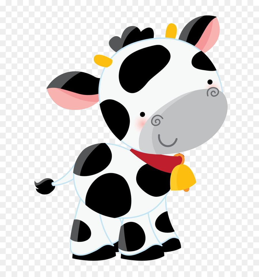 Vache De Dessin Animé，Taches PNG