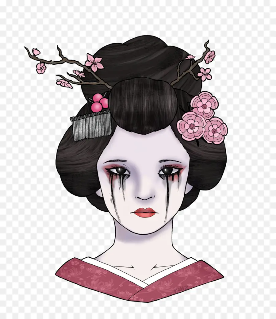 Geisha，Sourcil PNG