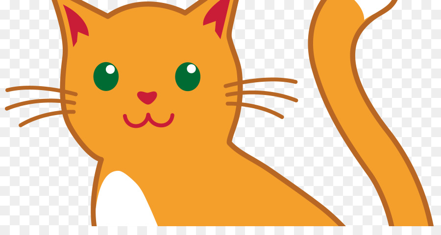 Chat Orange，Chaton PNG