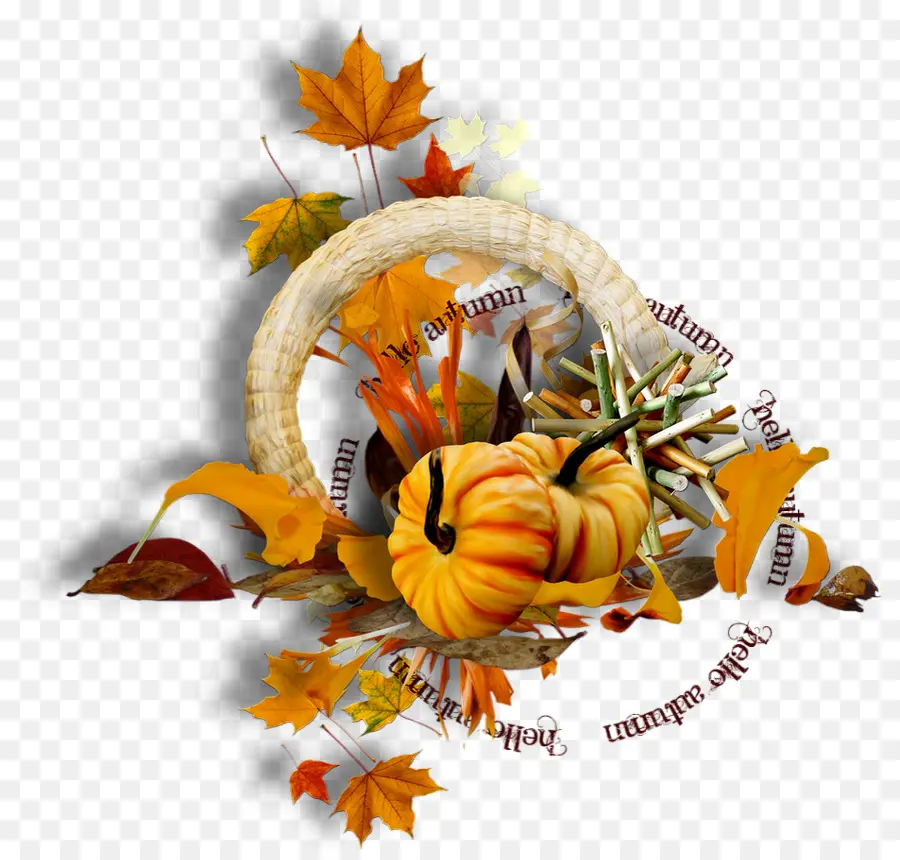 Corne D'abondance D'automne，Citrouille PNG