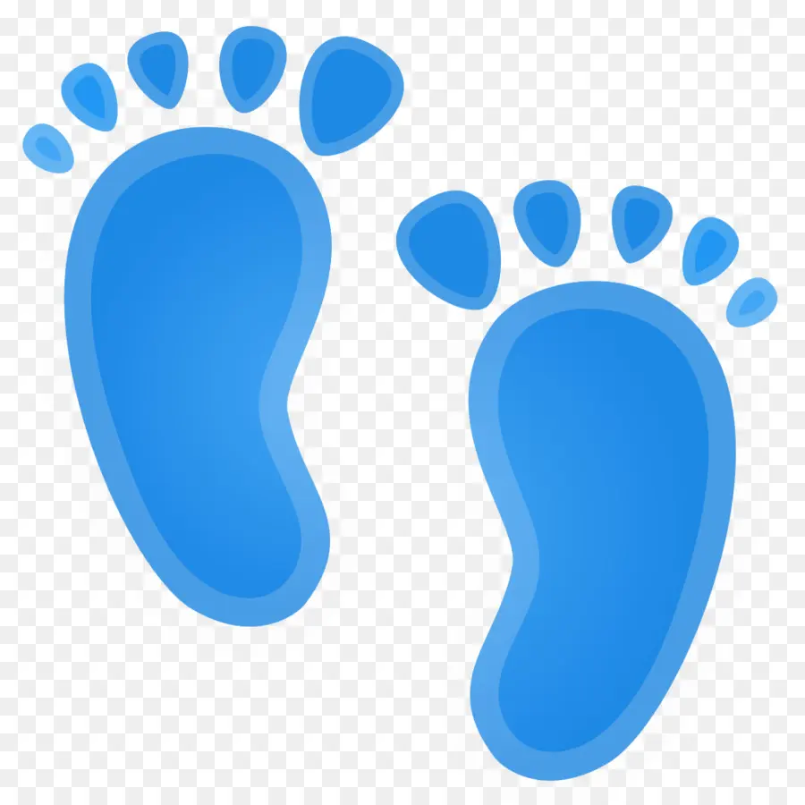 Empreintes Bleues，Pieds PNG