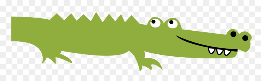 Crocodile Vert，Dessin Animé PNG