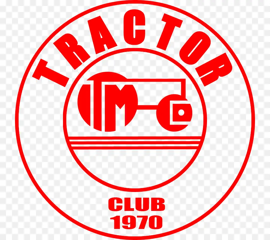 Logo Du Club Des Tracteurs，Rouge PNG