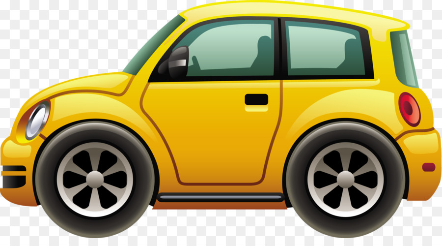 Voiture Jaune，Automobile PNG