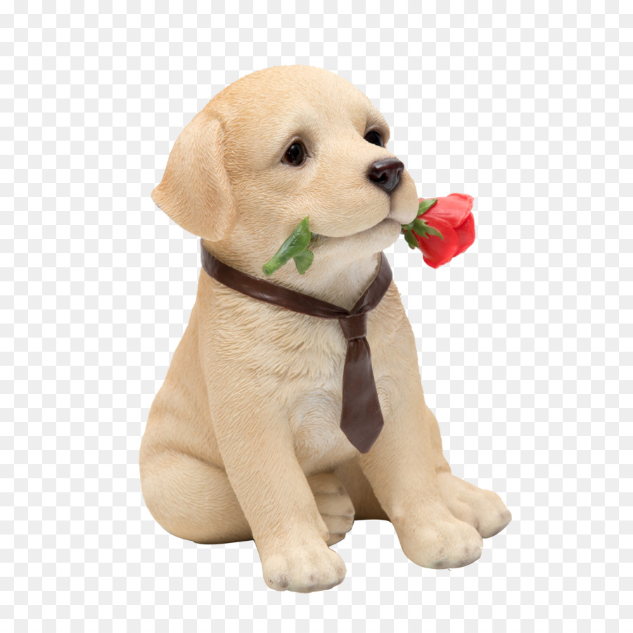 Chiot Avec Rose，Chien PNG