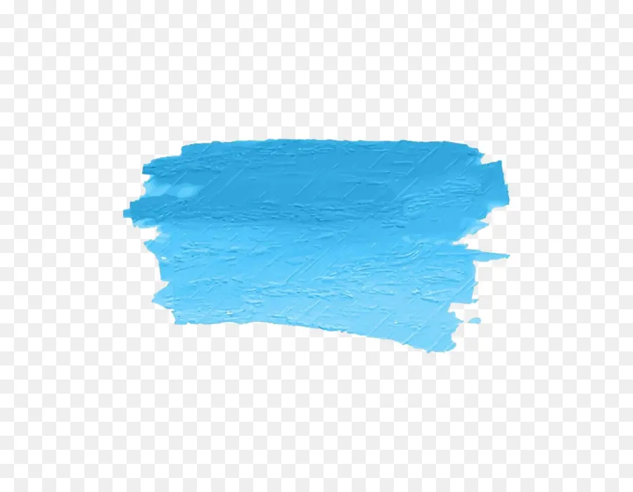 Coup De Pinceau Bleu，Peinture PNG