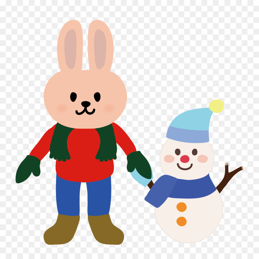 Bonhomme De Neige，Lapin PNG