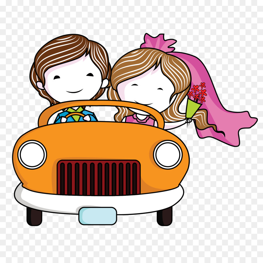 Voiture Rose，Couple PNG