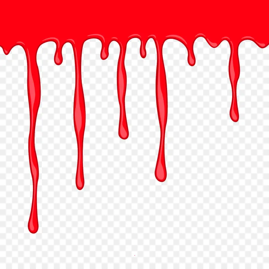 Gouttes De Peinture Rouge，Peinture PNG