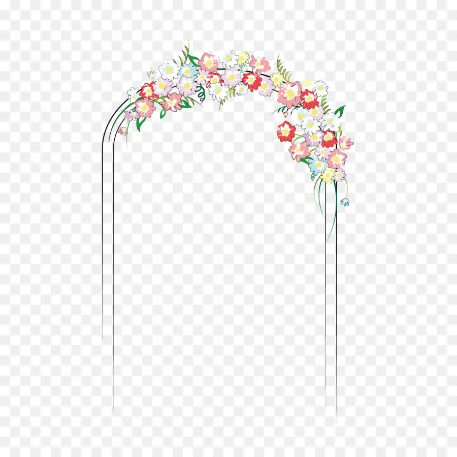 Arche Florale，Fleurs PNG