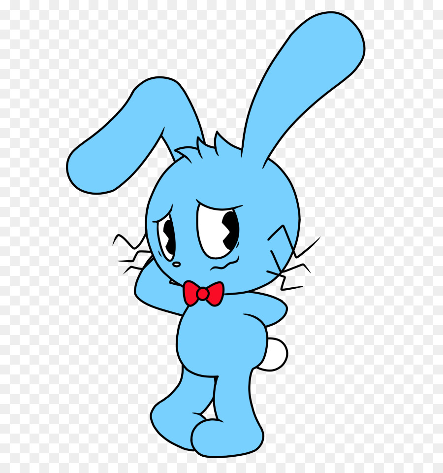 Lapin De Dessin Animé Bleu，Animal PNG