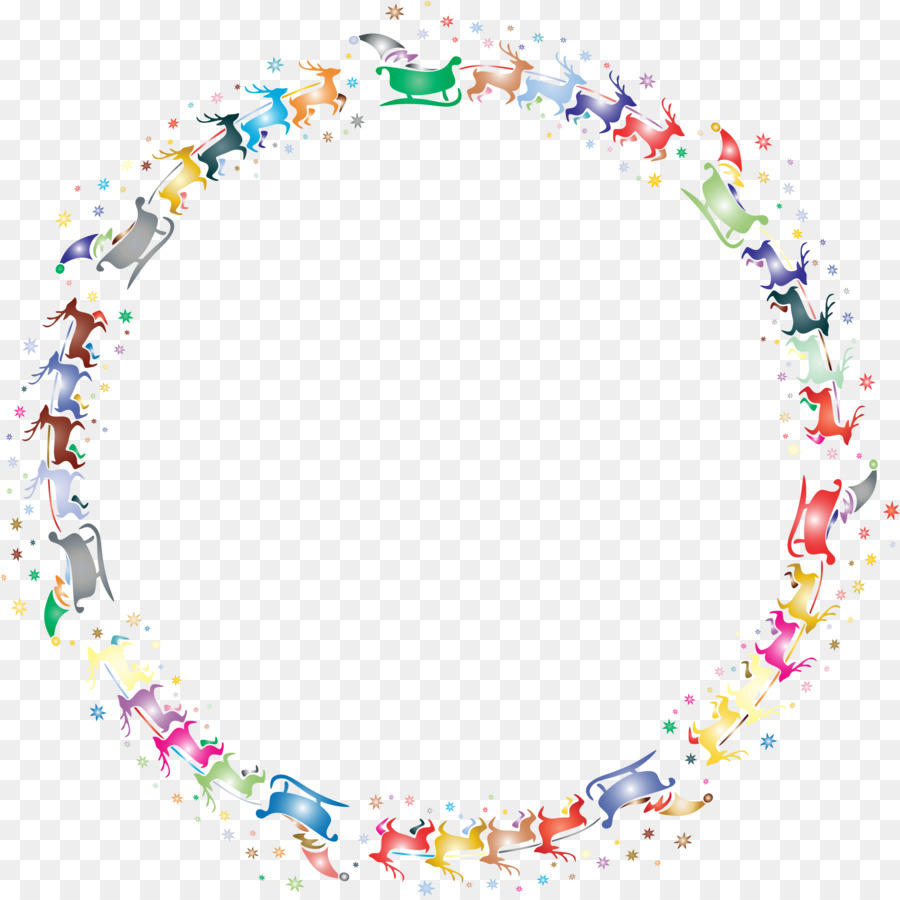 Cadre De Cercle Coloré，Cercle PNG