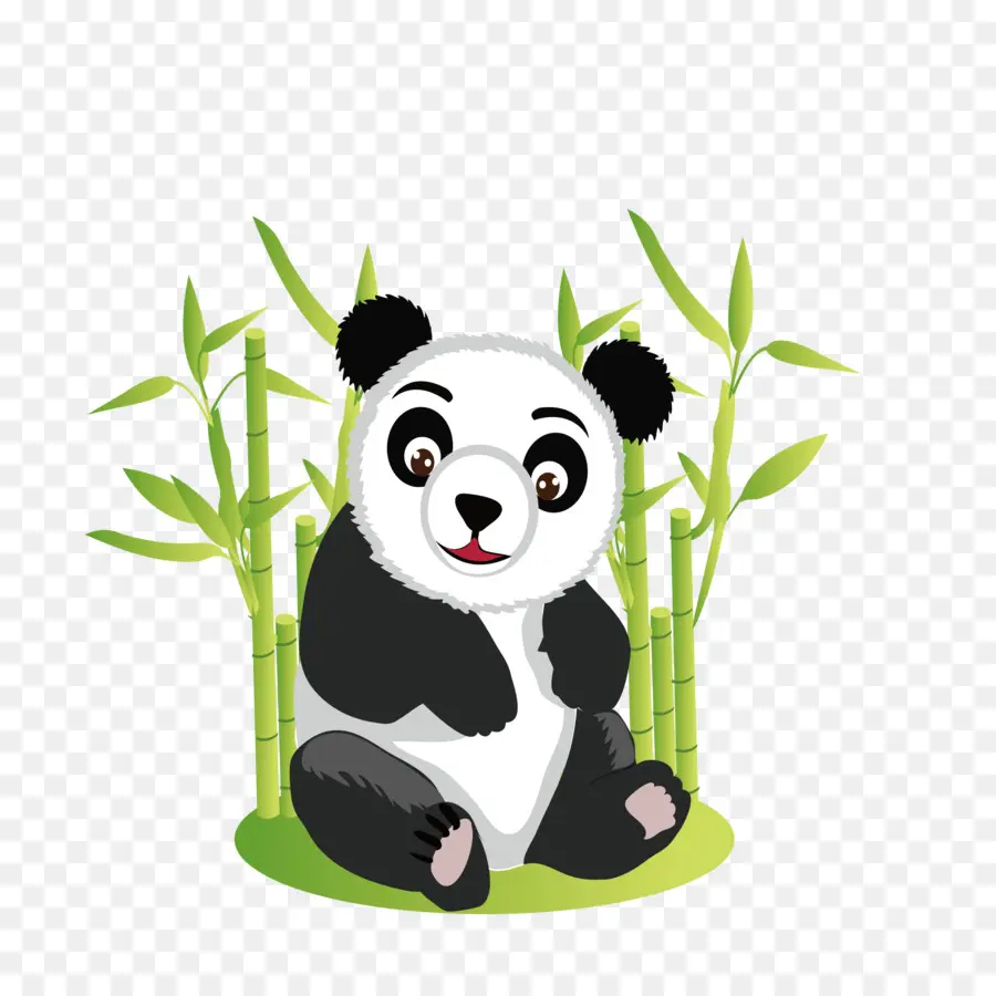 Panda，Bambou PNG