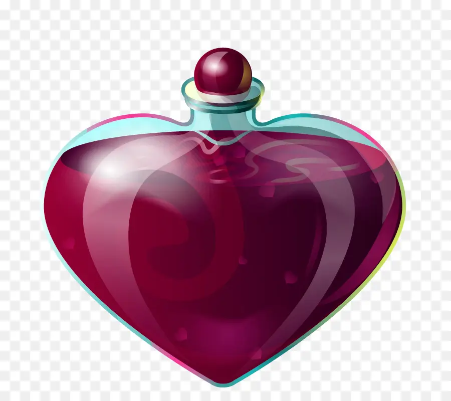 Potion En Forme De Coeur，Amour PNG