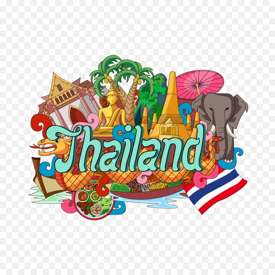 Illustration De La Thaïlande，Thaïlande PNG