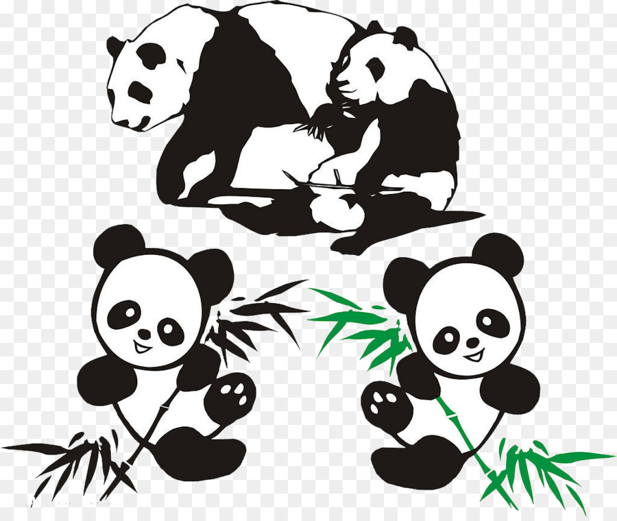 Pandas，Bambou PNG